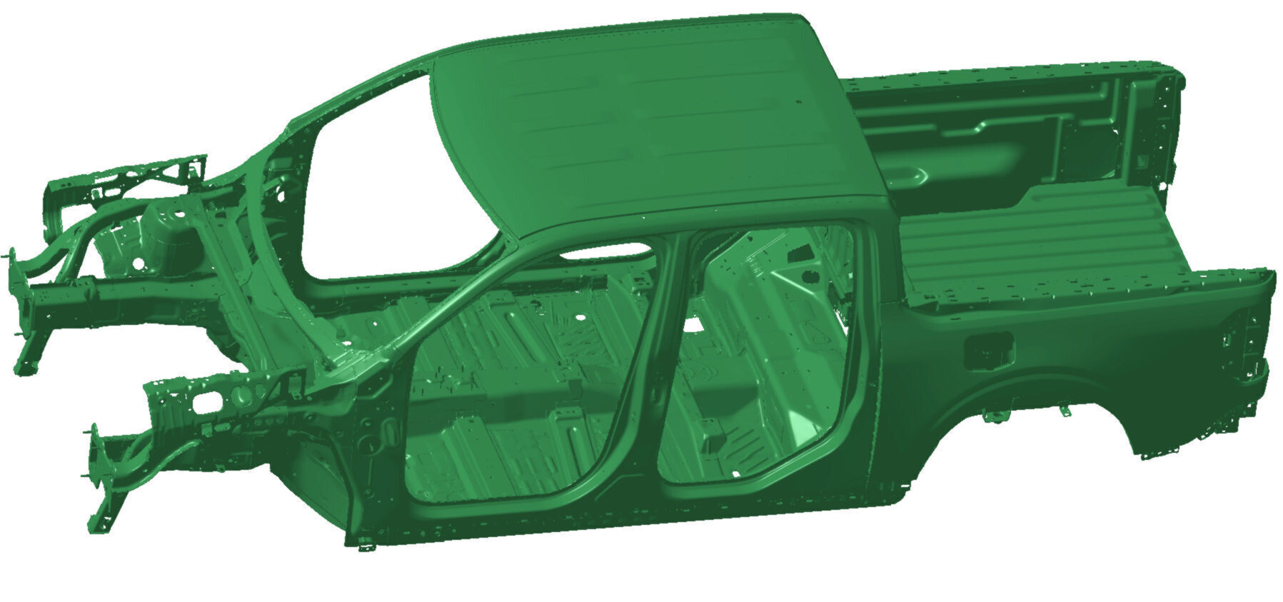 Pickup Maverock Lariat FWD 2022 Vehicle 3d scan data 3D model 3D model_9