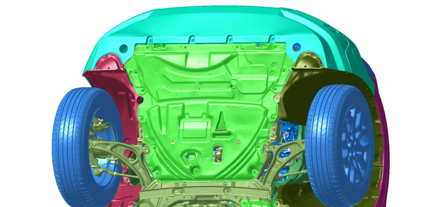 Pickup Maverock Lariat FWD 2022 Vehicle 3d scan data 3D model 3D model_12