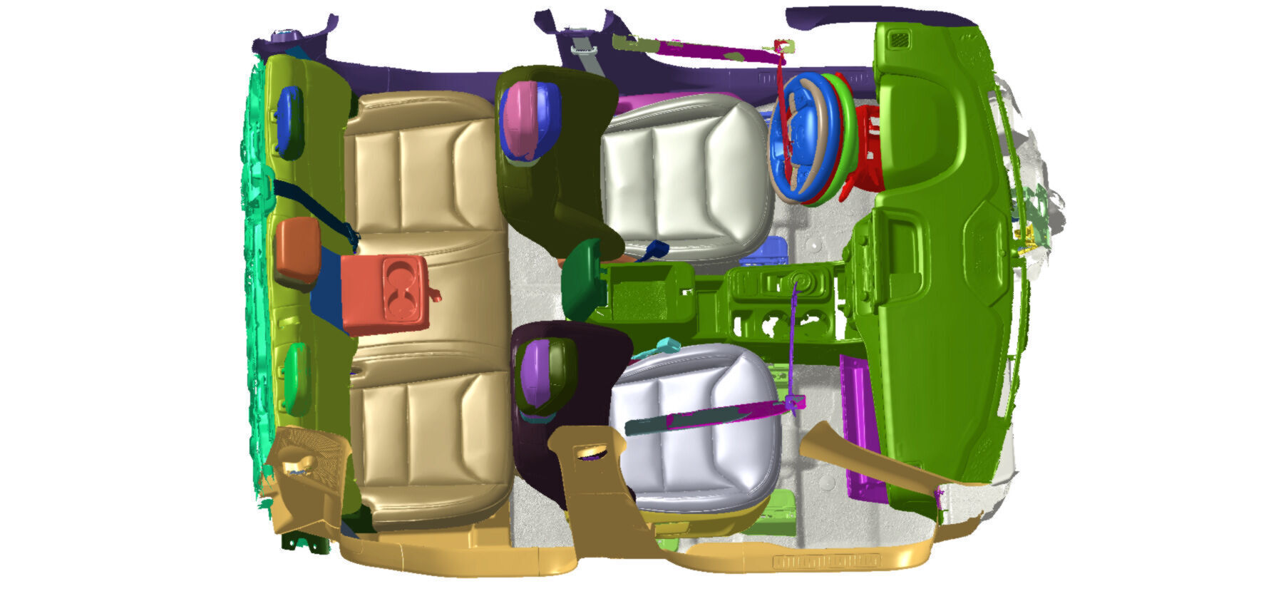 Pickup Maverock Lariat FWD 2022 Vehicle 3d scan data 3D model 3D model_7