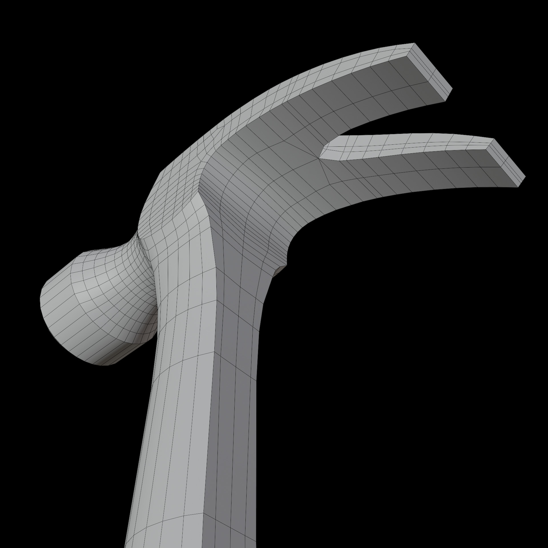 Hammer - Low poly Low-poly 3D model_22
