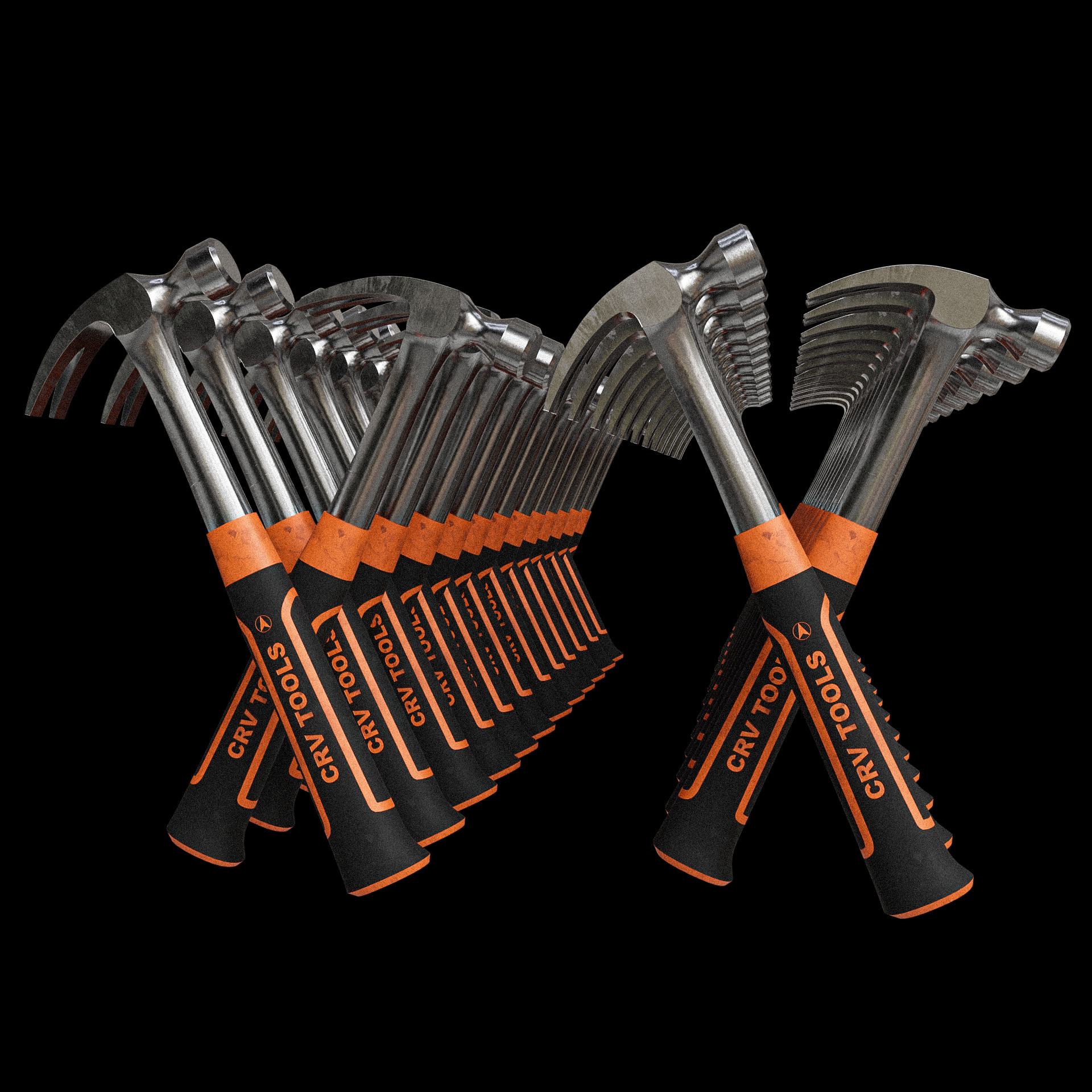 Hammer - Low poly Low-poly 3D model_18