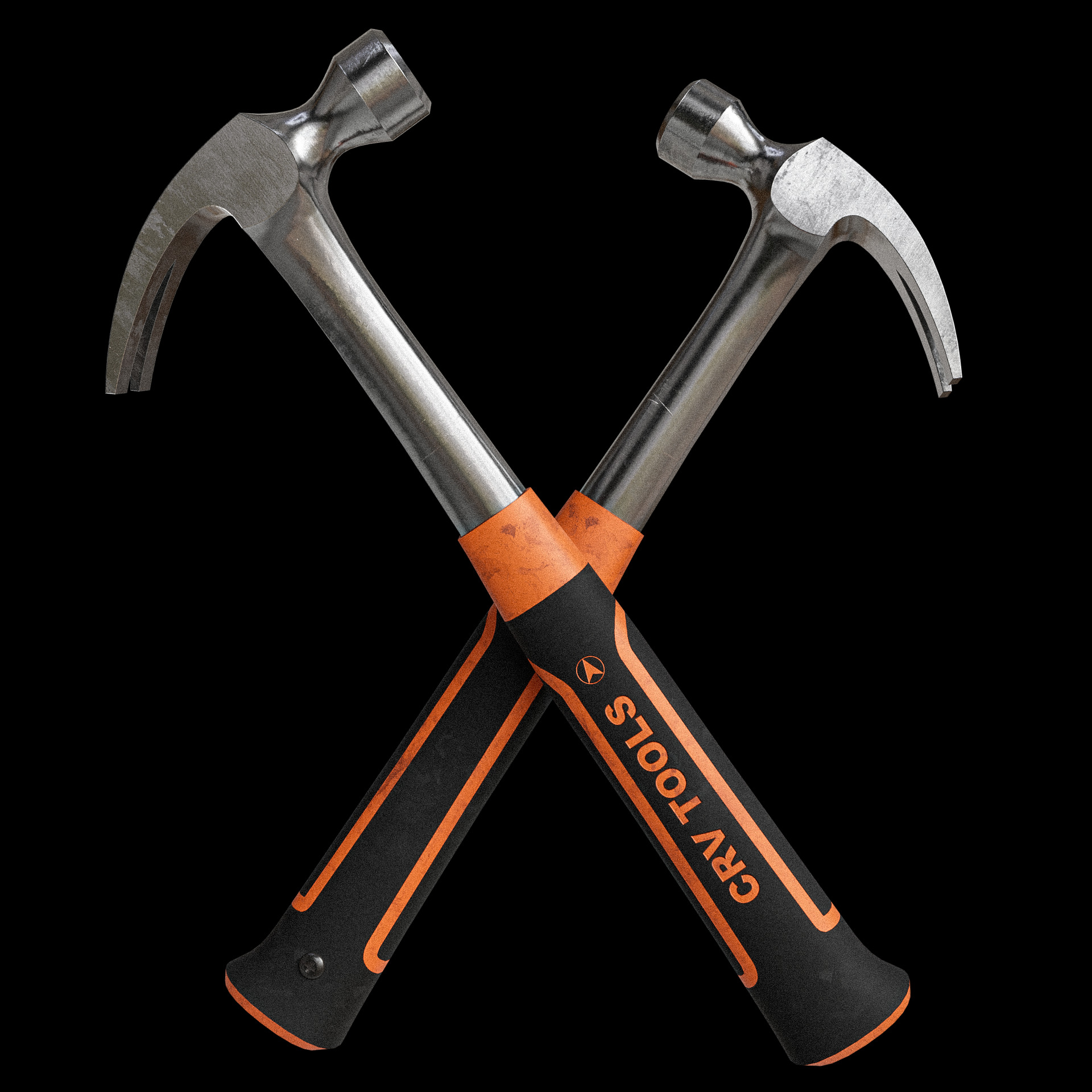 Hammer - Low poly Low-poly 3D model_17