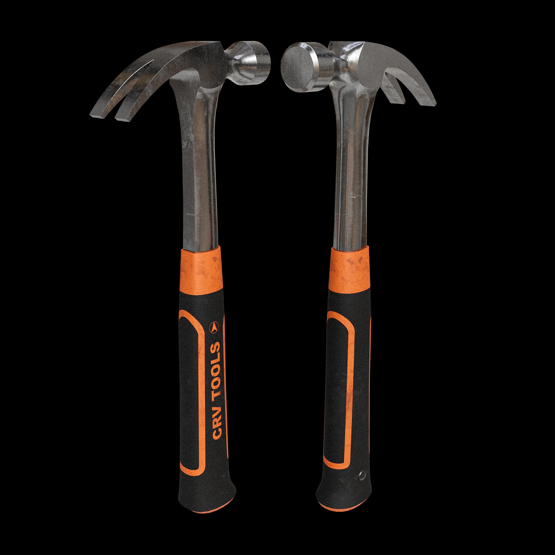 Hammer - Low poly Low-poly 3D model_6