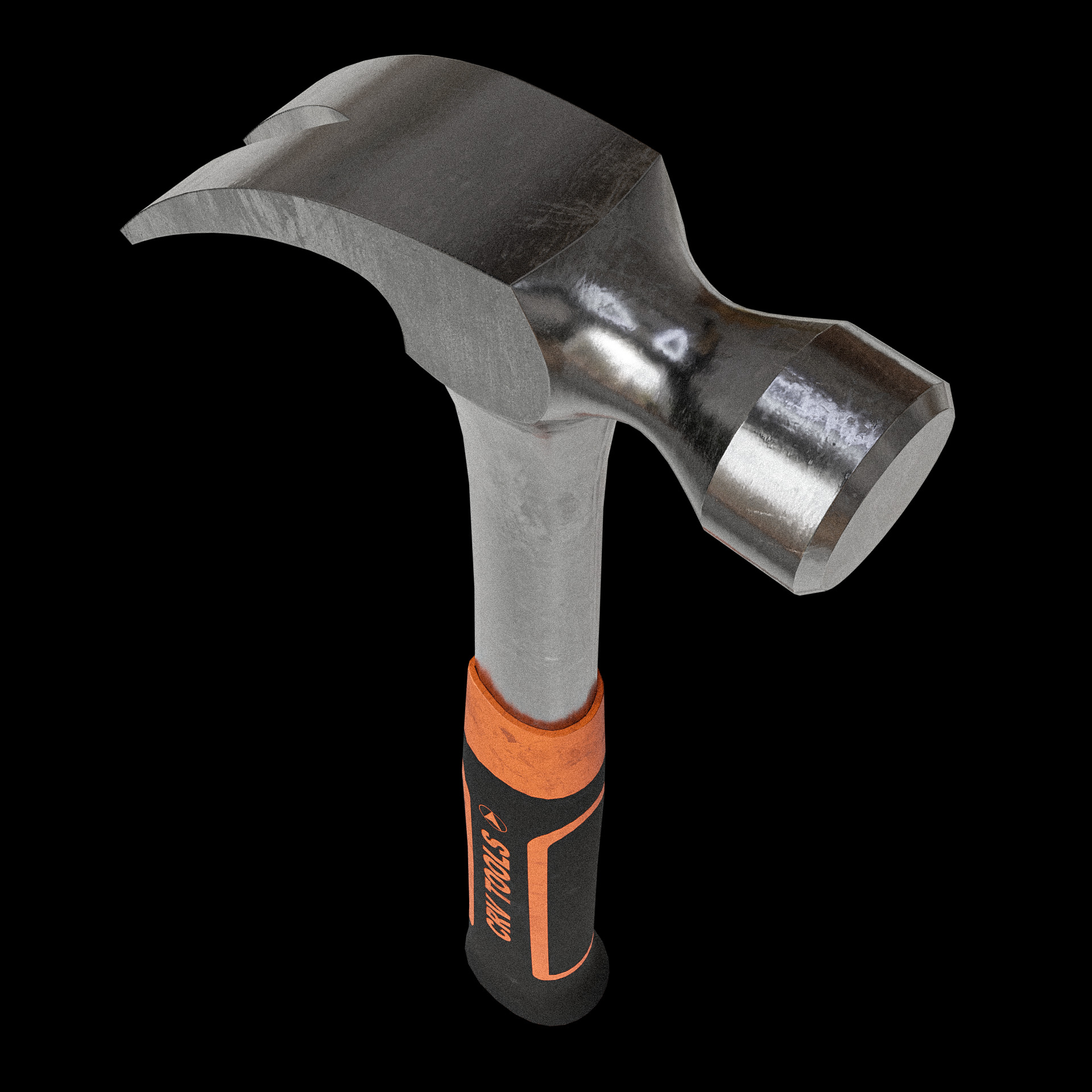 Hammer - Low poly Low-poly 3D model_10