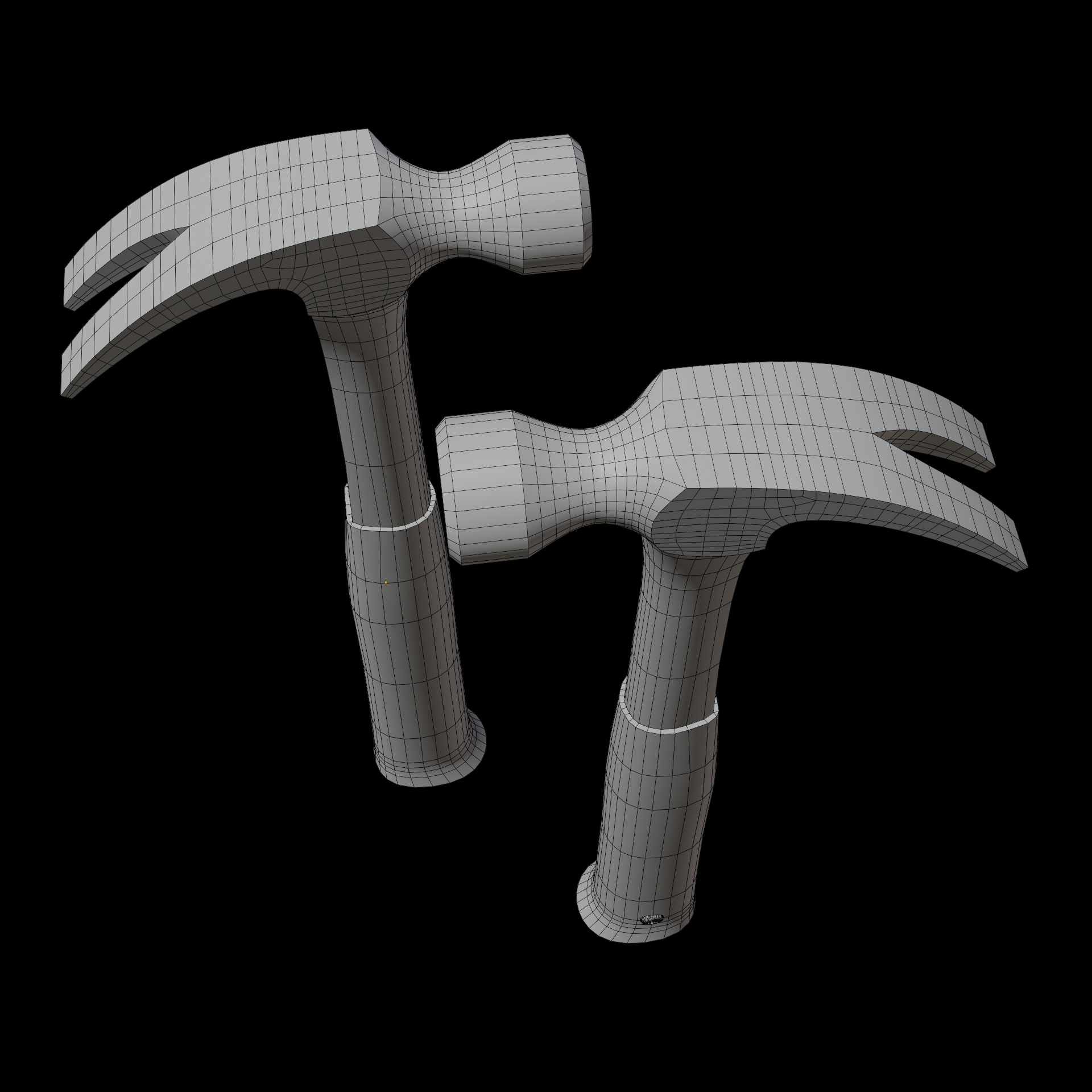 Hammer - Low poly Low-poly 3D model_24