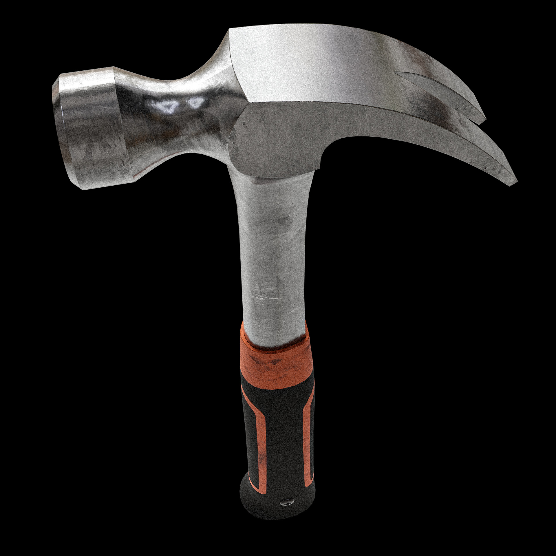 Hammer - Low poly Low-poly 3D model_12