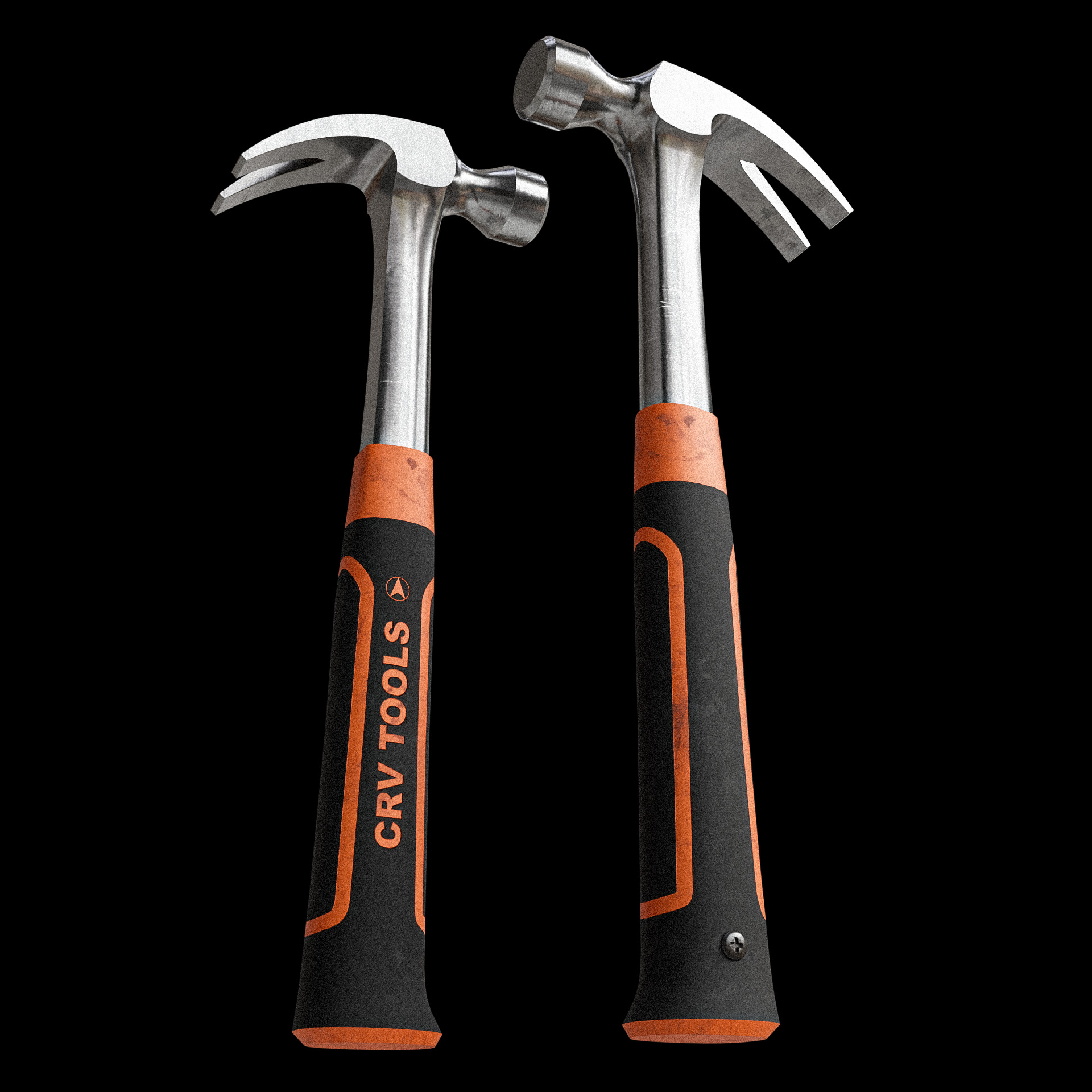 Hammer - Low poly Low-poly 3D model_5