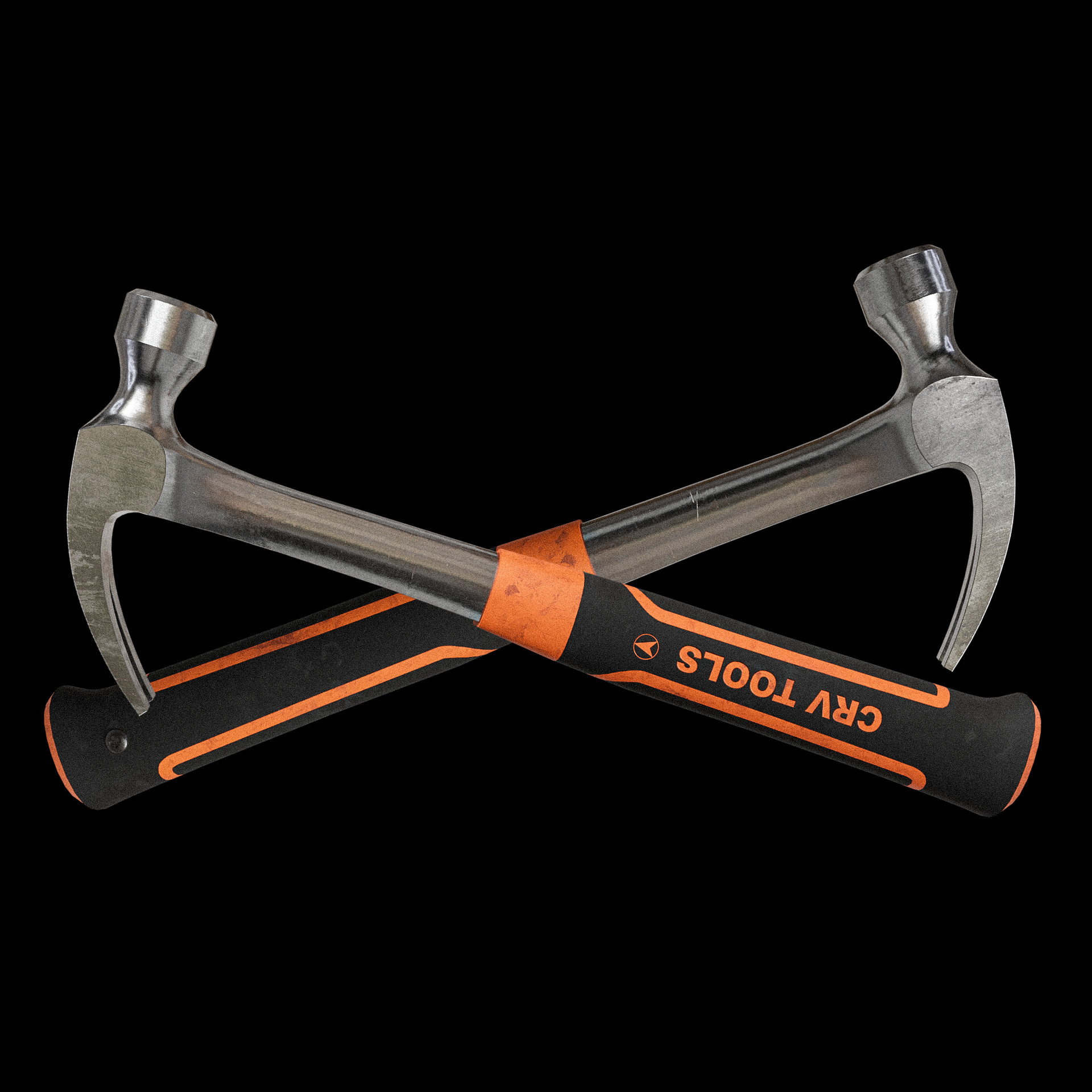 Hammer - Low poly Low-poly 3D model_1