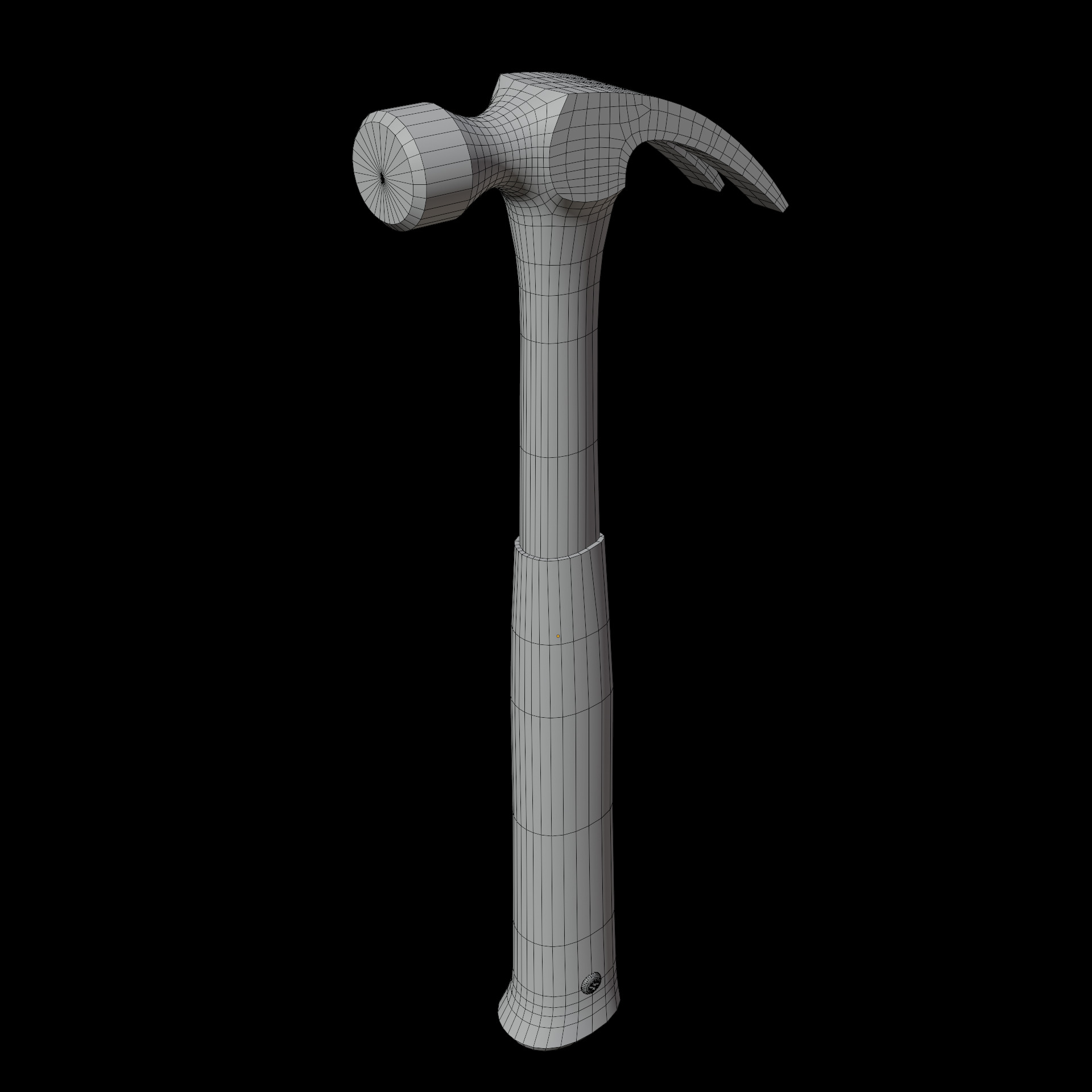 Hammer - Low poly Low-poly 3D model_20