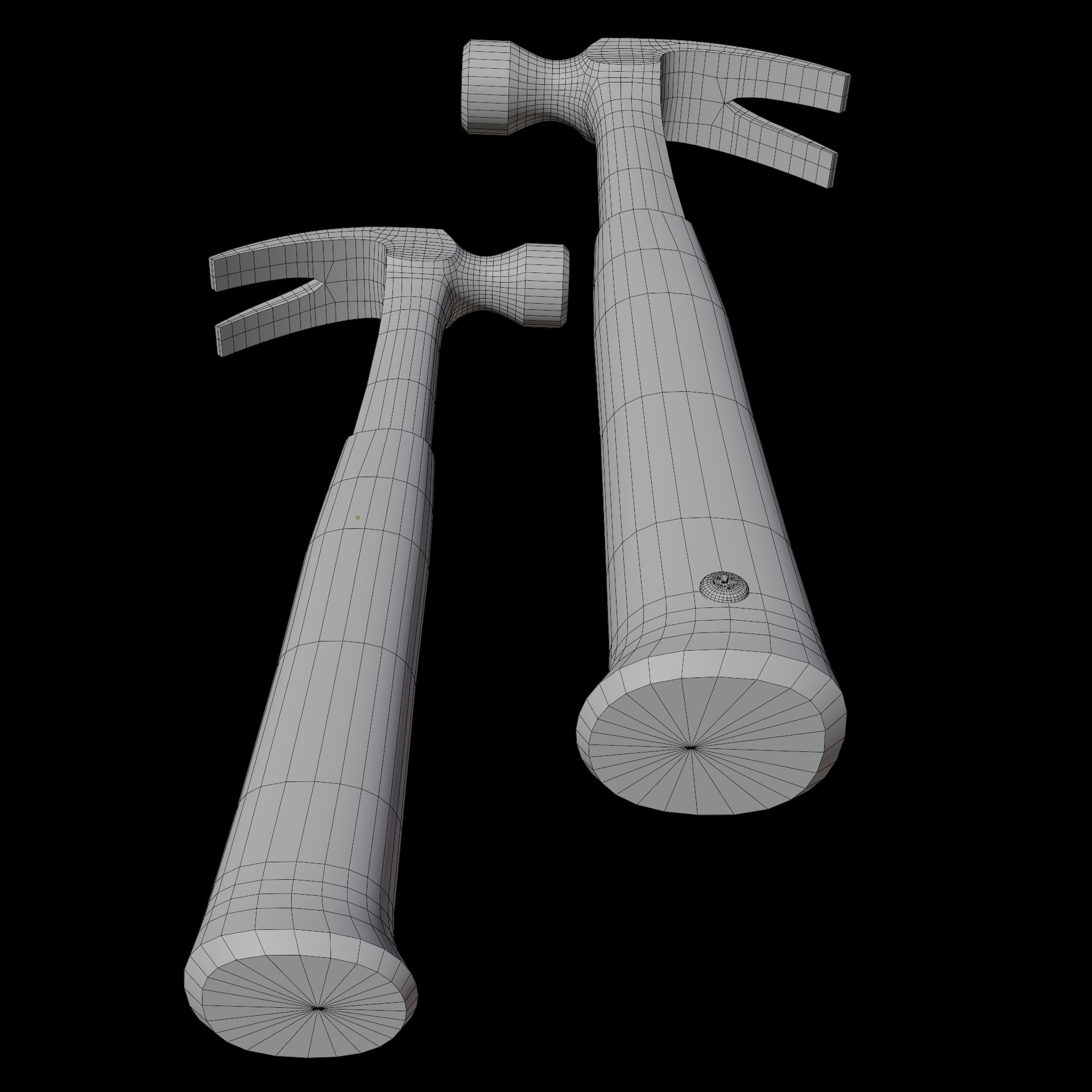 Hammer - Low poly Low-poly 3D model_25