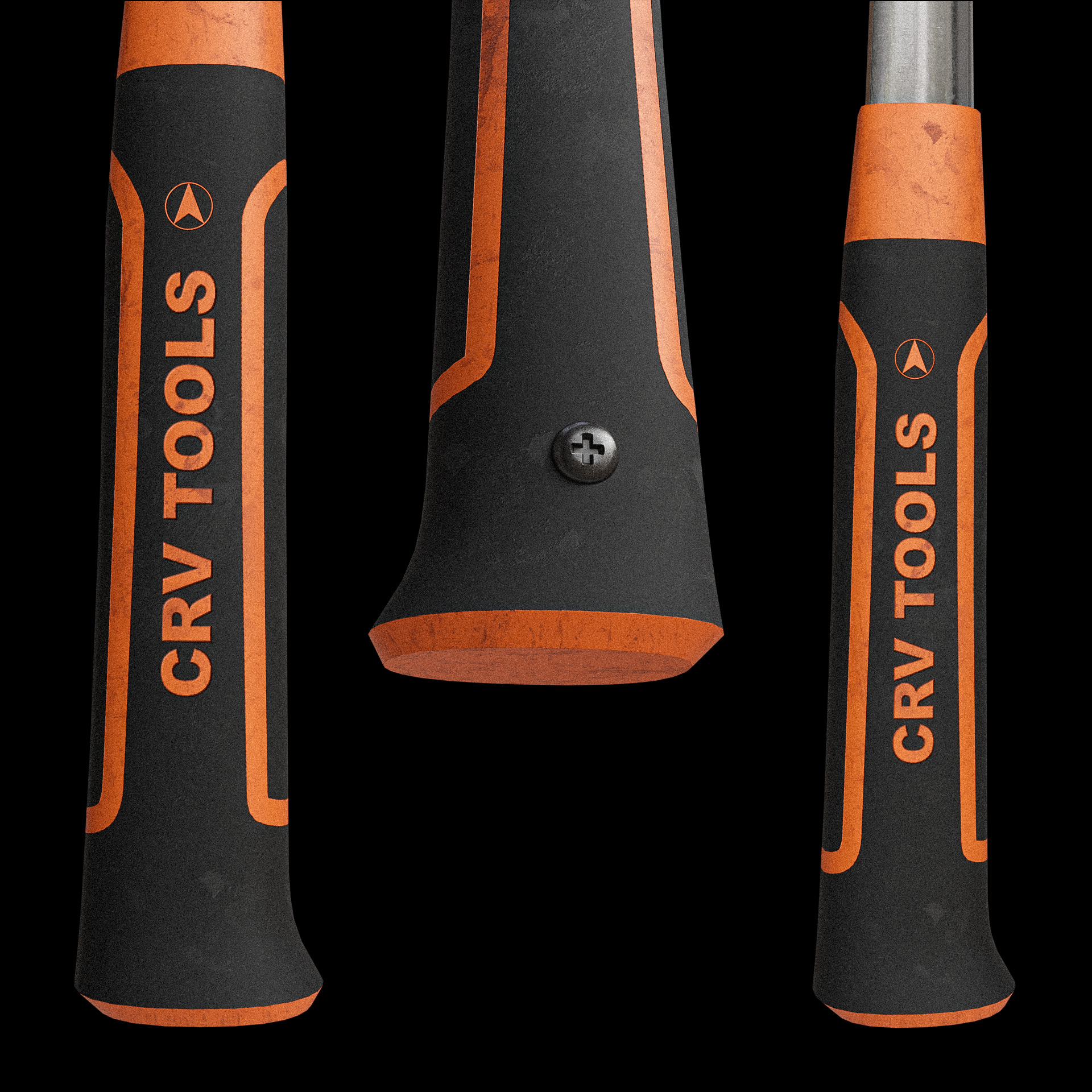 Hammer - Low poly Low-poly 3D model_15