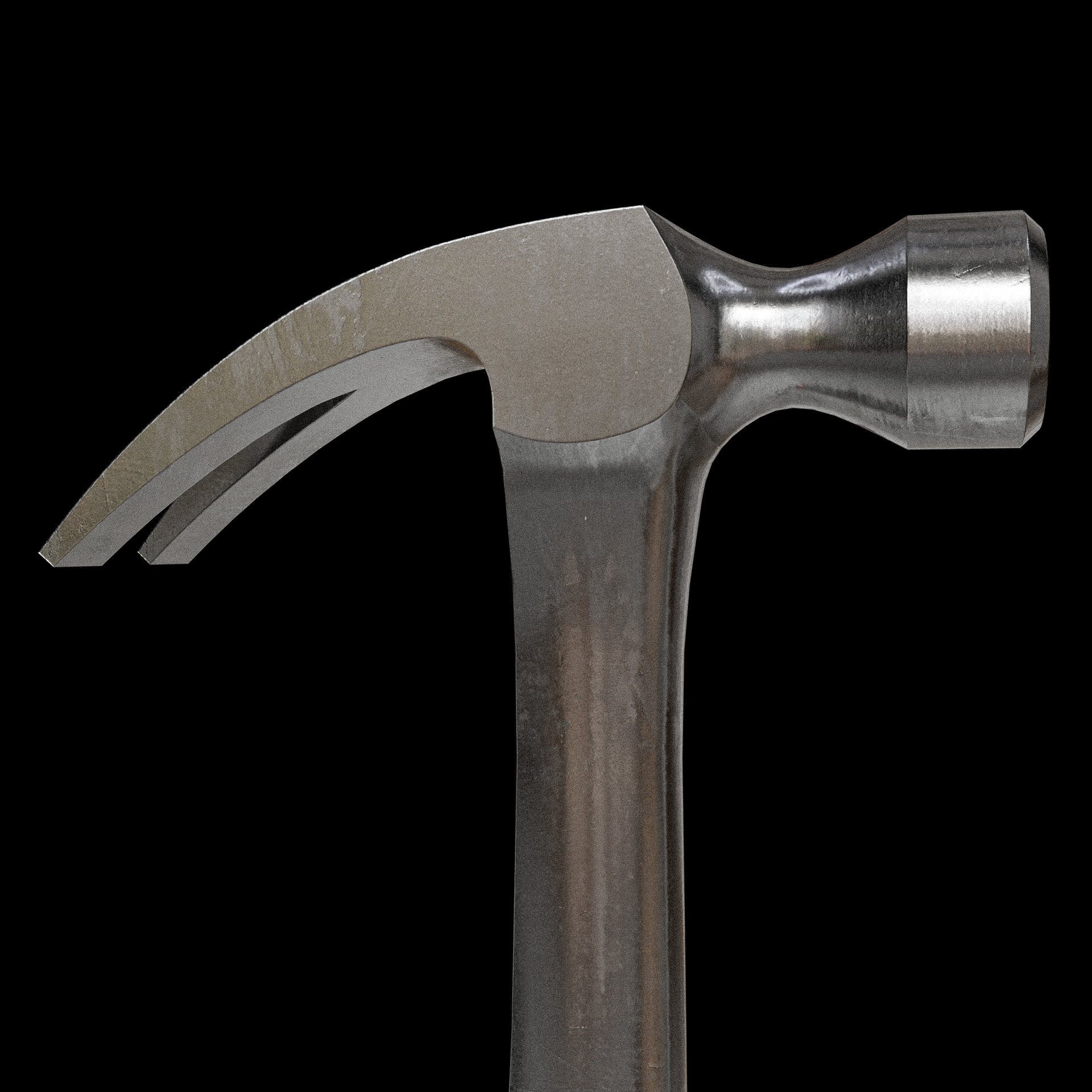 Hammer - Low poly Low-poly 3D model_14