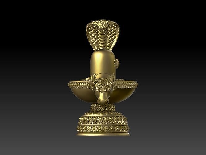 SHIVLING AND NAG MODEL 3D print model