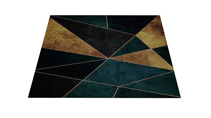 Modern Persian Carpet 3D Model Low-poly 3D model