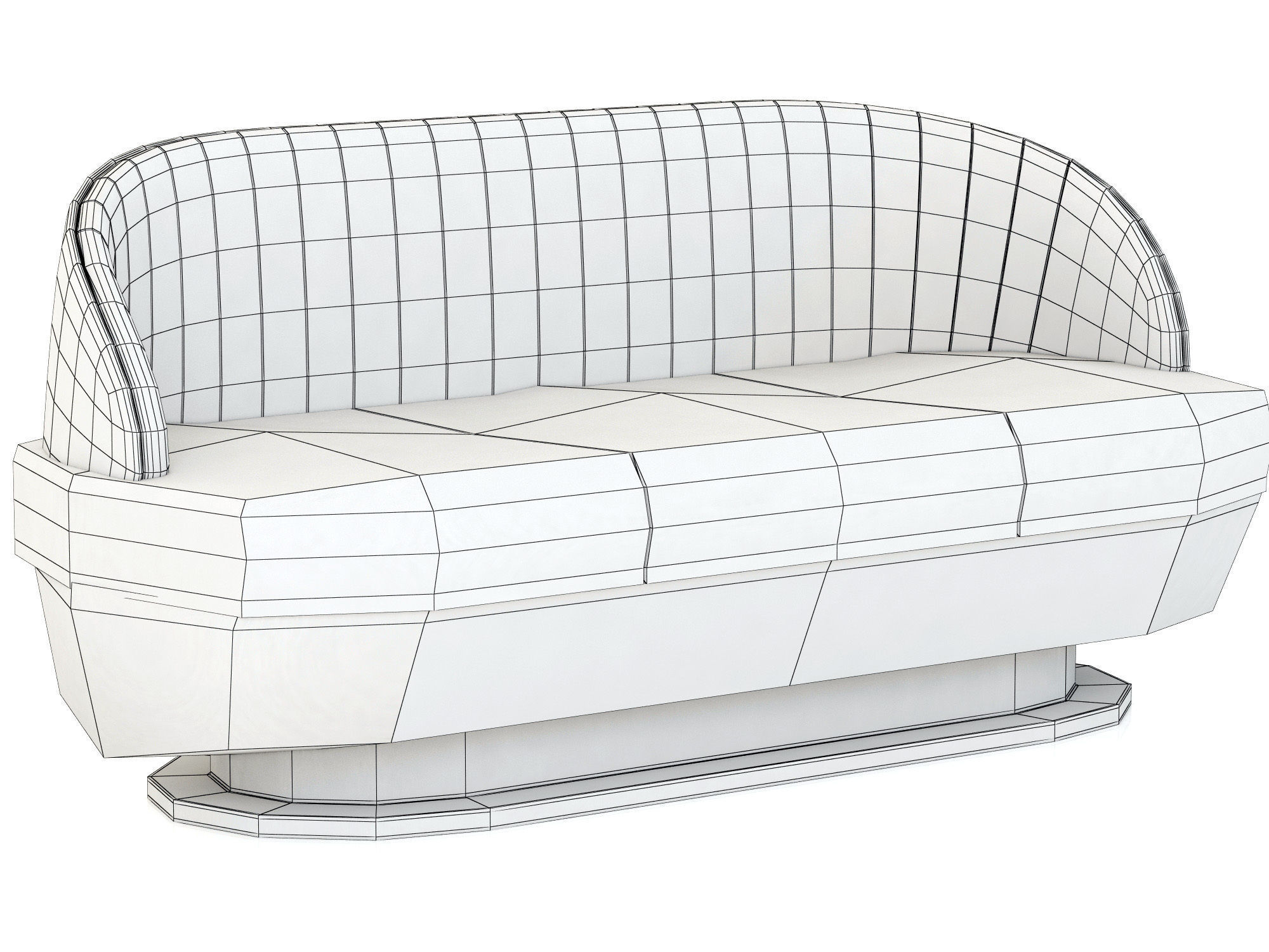 Essential Home Gable Sofa 3D model_7