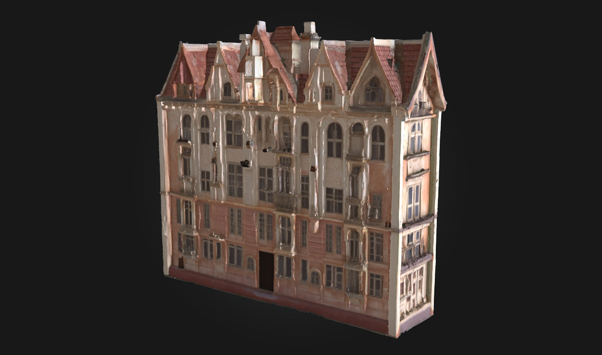 Elegant Facade Refined Architectural Model for Urban 3D model_2