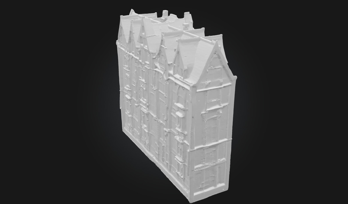 Elegant Facade Refined Architectural Model for Urban 3D model_8
