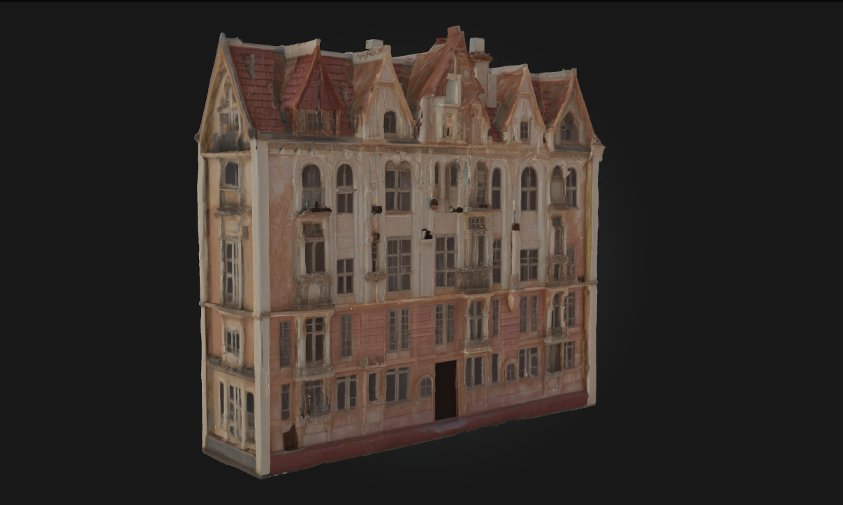 Elegant Facade Refined Architectural Model for Urban 3D model_3