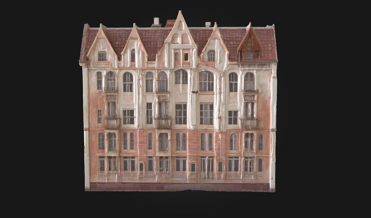 Elegant Facade Refined Architectural Model for Urban 3D model_5