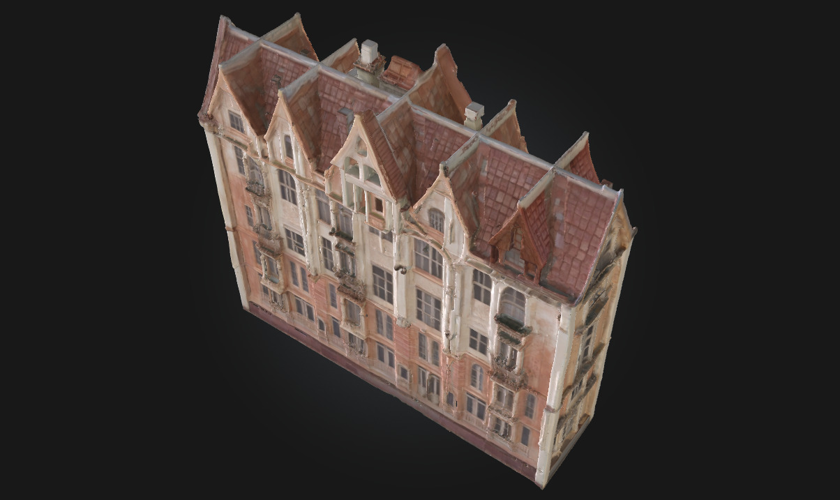 Elegant Facade Refined Architectural Model for Urban 3D model_4