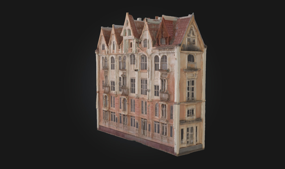 Elegant Facade Refined Architectural Model for Urban 3D model_1