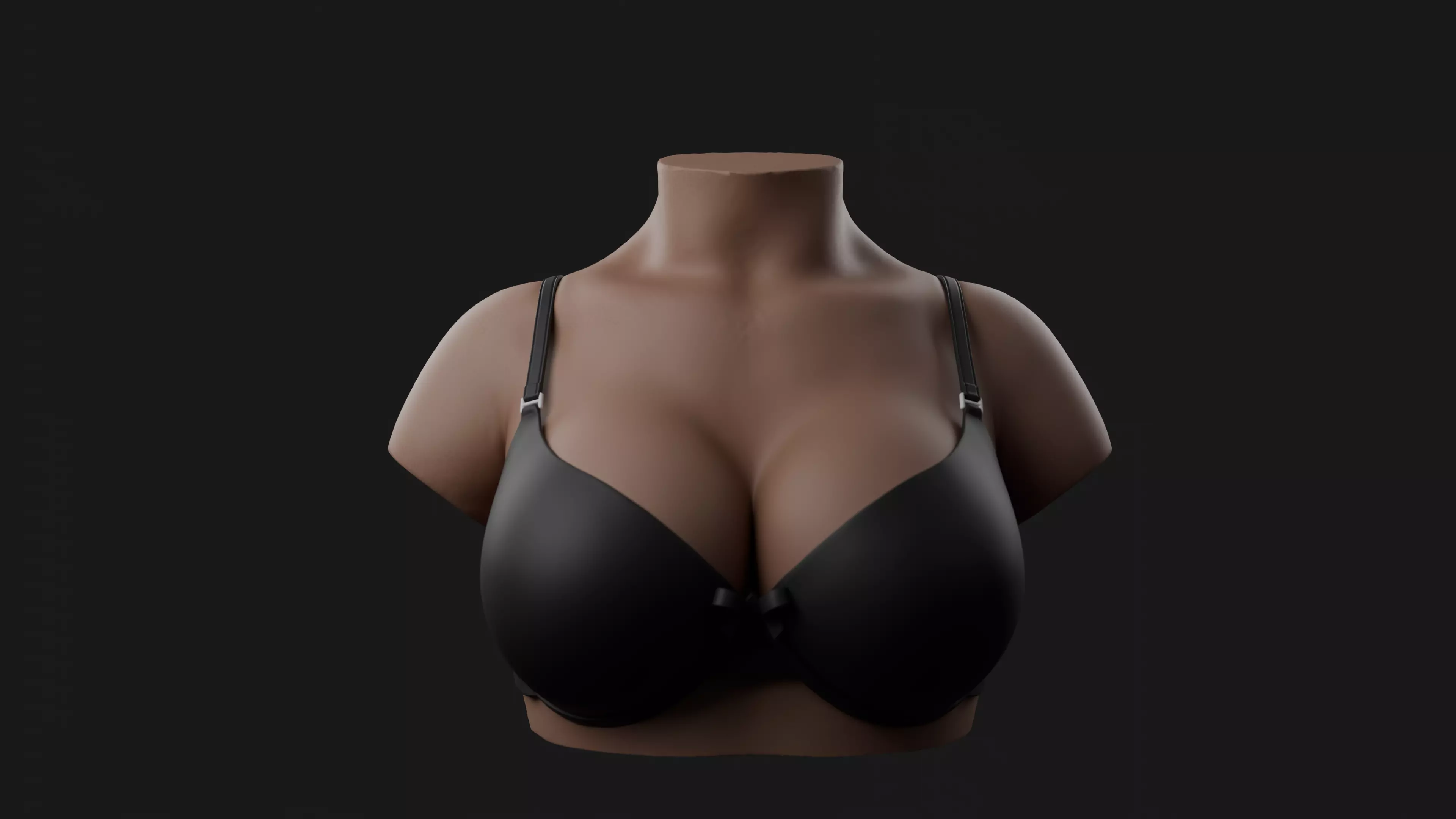 Large Female Bust 3D Model 3D print model_0