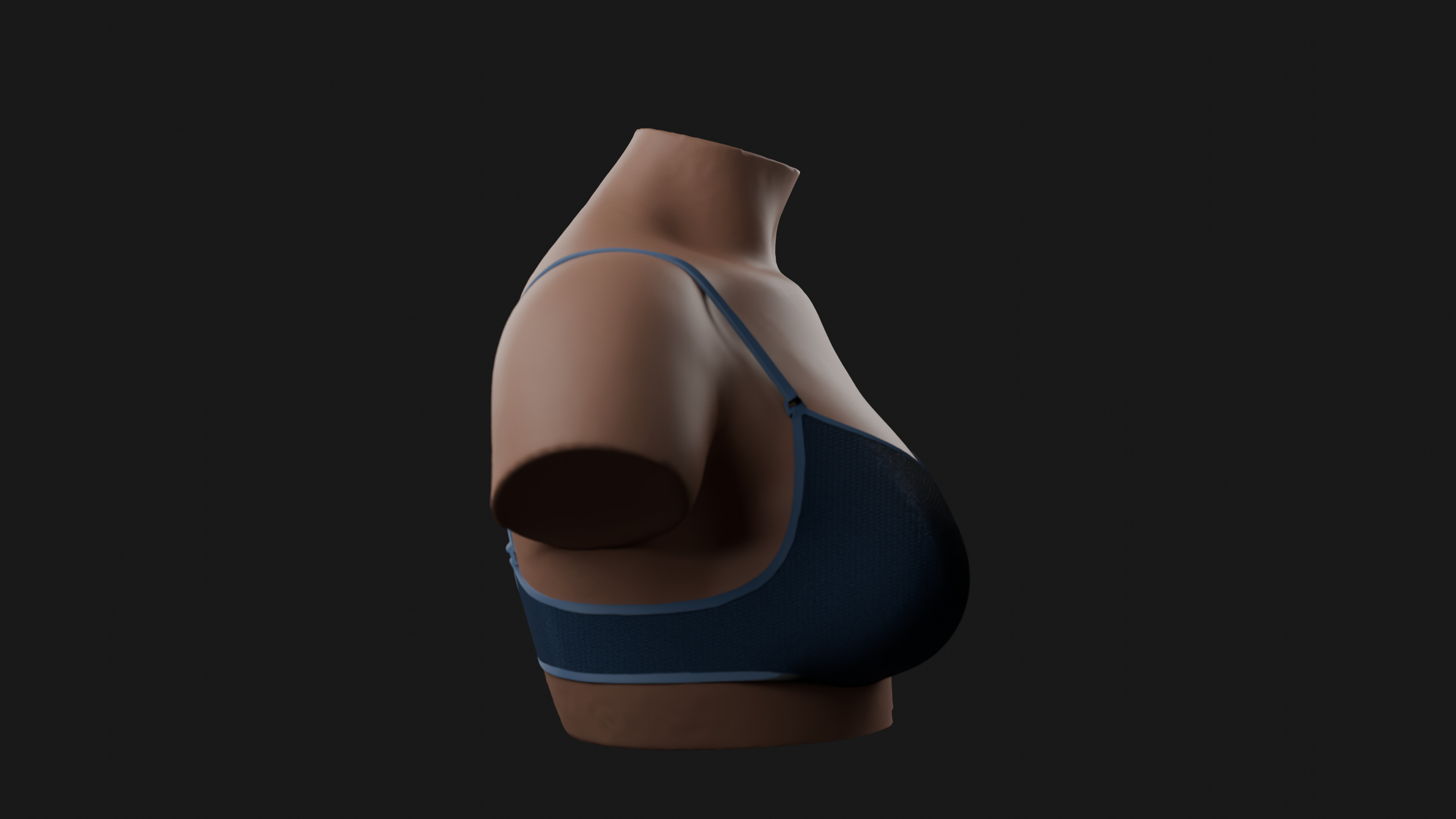 Medium Female Bust 3D Model 3D print model_17