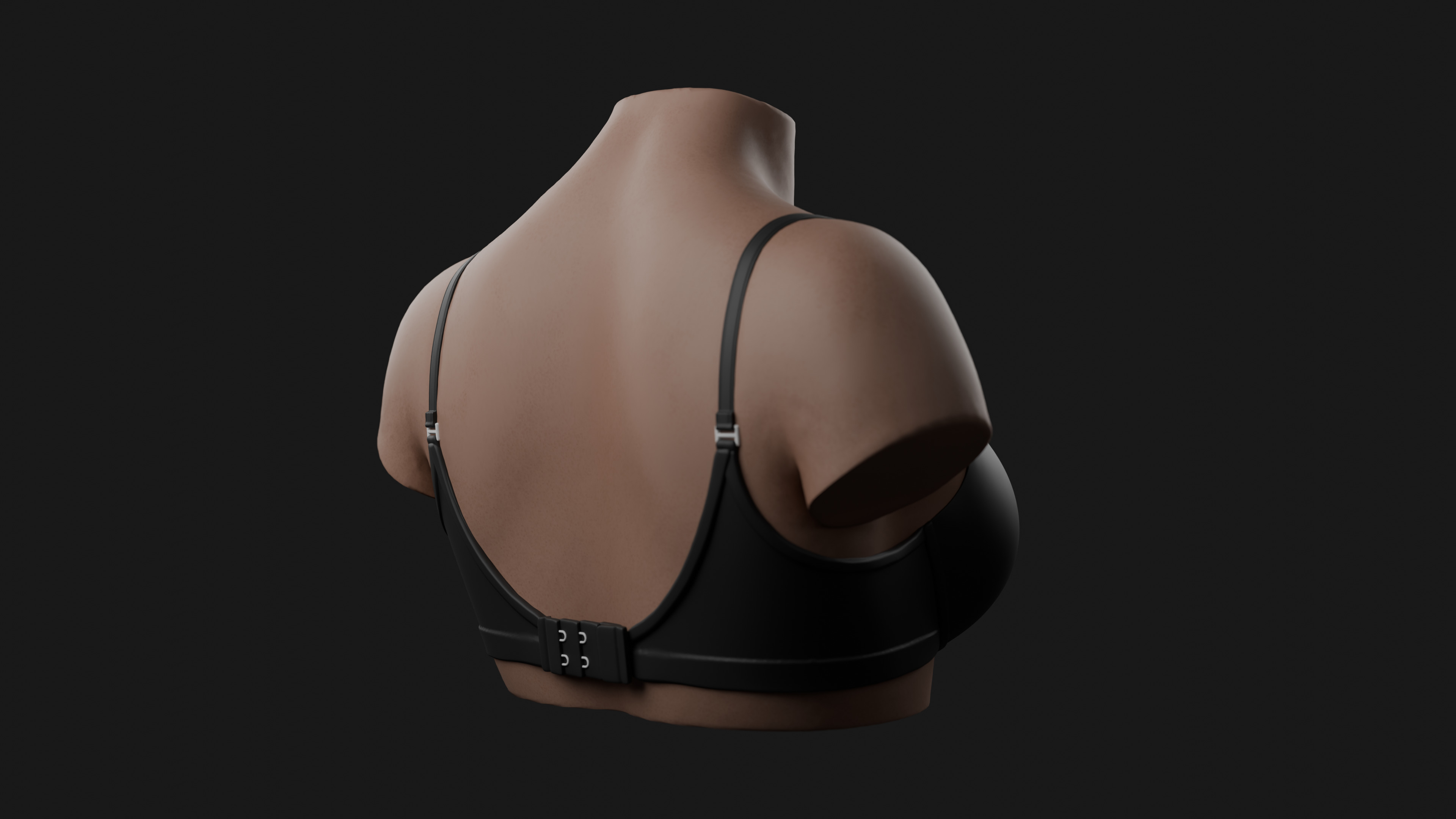 Medium Female Bust 3D Model 3D print model_8