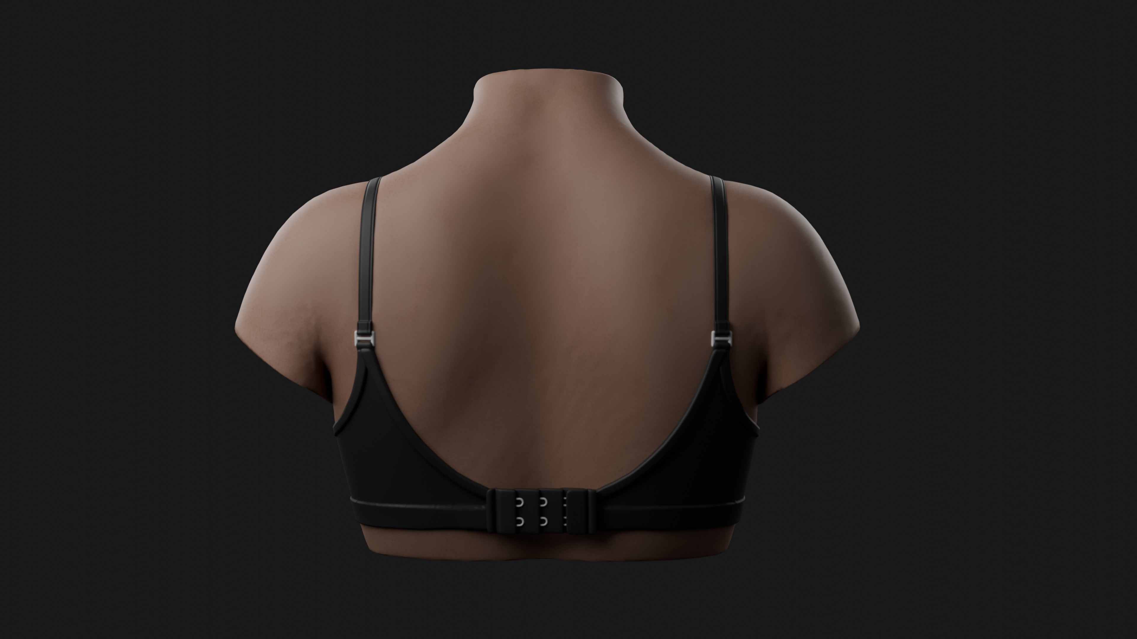 Medium Female Bust 3D Model 3D print model_3