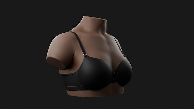 Small Female Bust 3D Model 3D print model