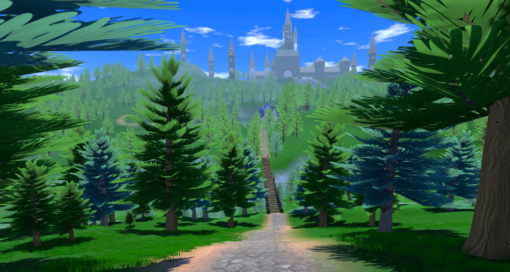 Fantasy Medieval Environment GAME READY Low-poly 3D model_4