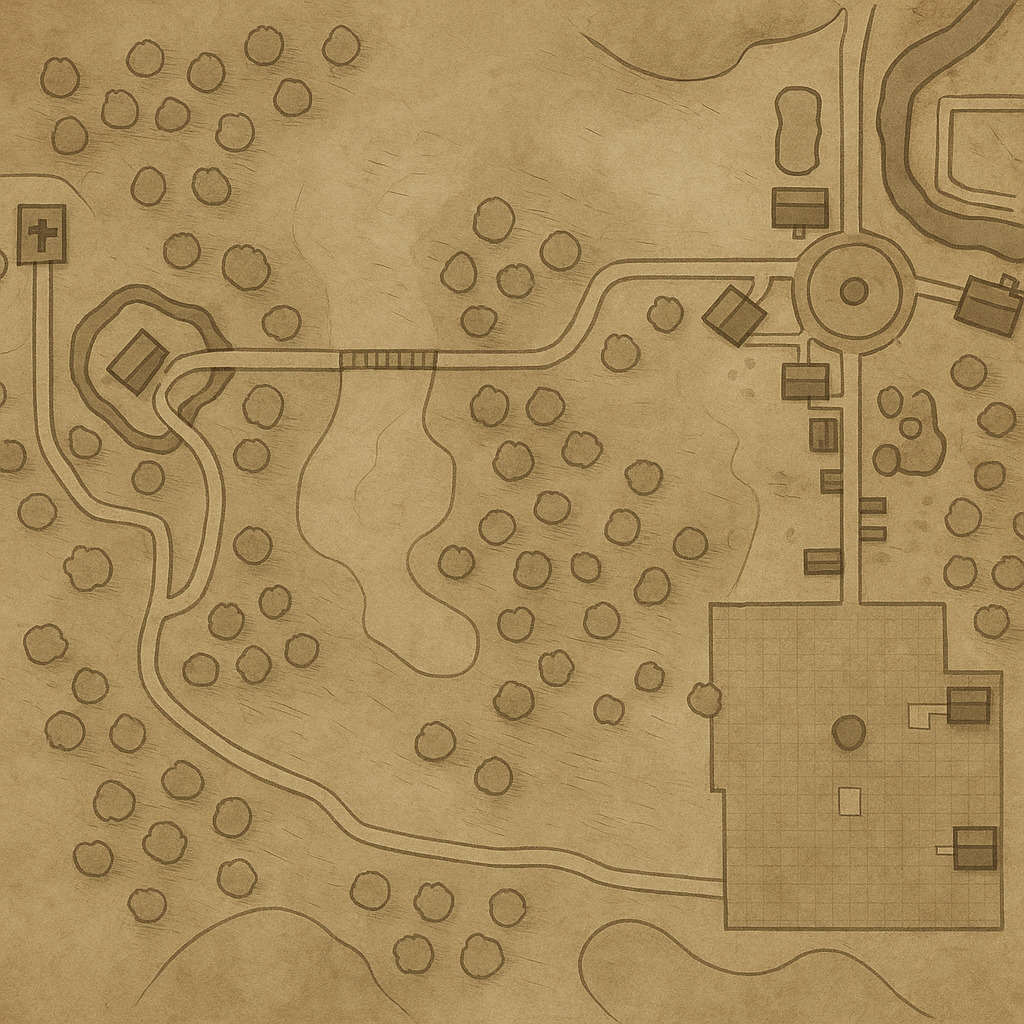 Fantasy Medieval Environment GAME READY Low-poly 3D model_8