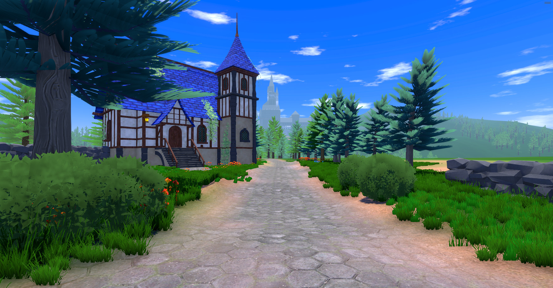 Fantasy Medieval Environment GAME READY Low-poly 3D model_3