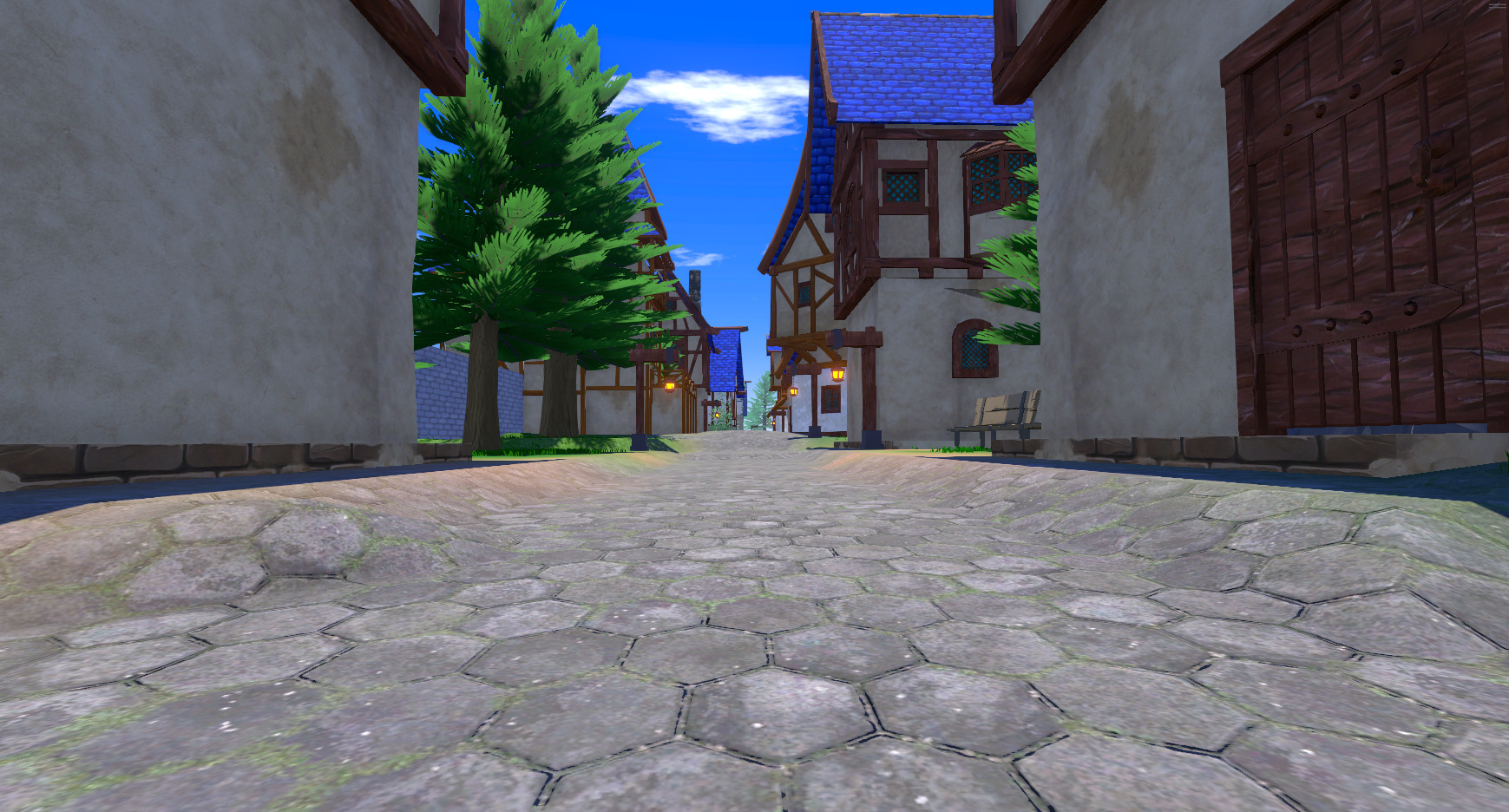 Fantasy Medieval Environment GAME READY Low-poly 3D model_2