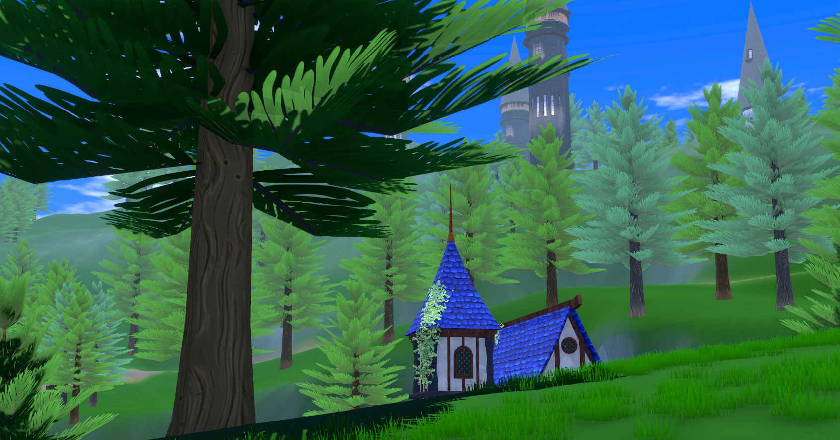 Fantasy Medieval Environment GAME READY Low-poly 3D model_7