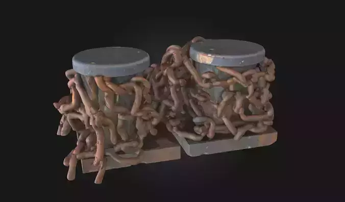 Anchored Bonds  Symbolic Sculpture Model for Emotional  3D model