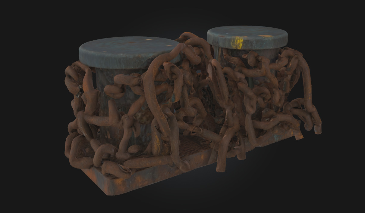 Anchored Bonds  Symbolic Sculpture Model for Emotional  3D model_2