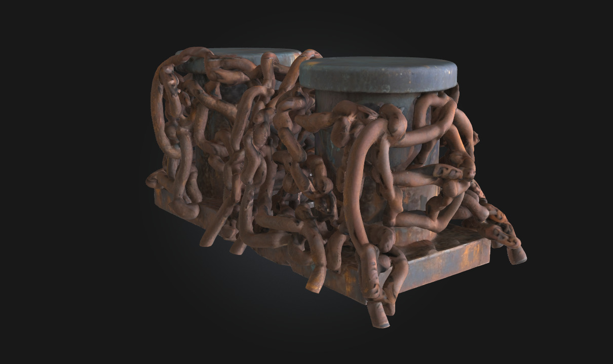 Anchored Bonds  Symbolic Sculpture Model for Emotional  3D model_3