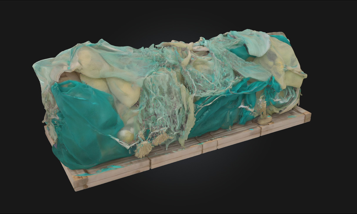 Fishing Nets on a Pallet  Coastal Prop Model for Harbor 3D model_1