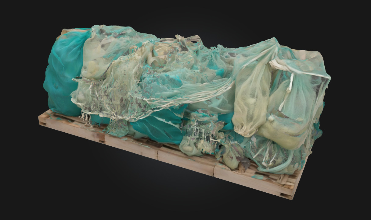 Fishing Nets on a Pallet  Coastal Prop Model for Harbor 3D model_2