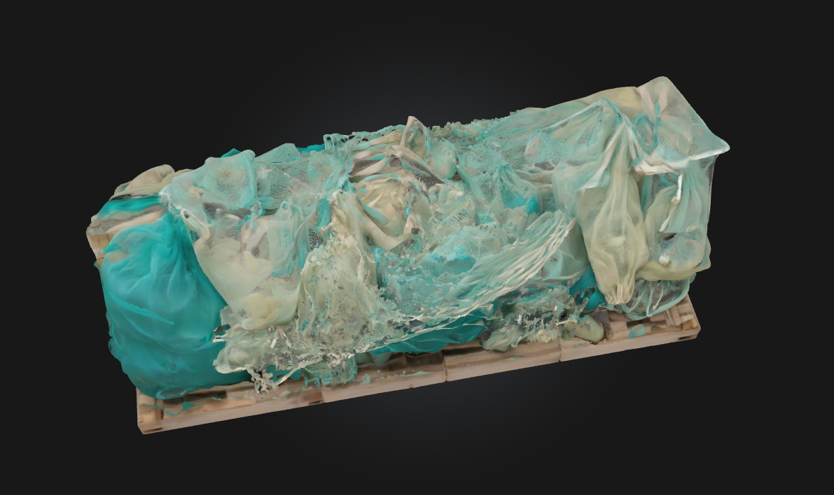 Fishing Nets on a Pallet  Coastal Prop Model for Harbor 3D model_3