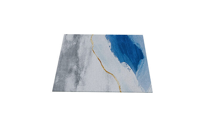 Modern Carpet 3D Model Realistic Fabric Texture  Low-poly 3D model