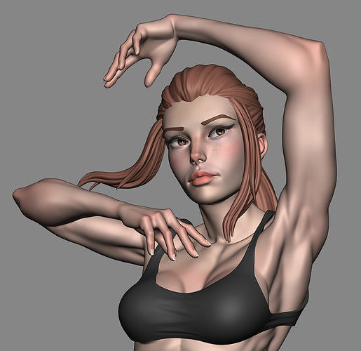 Brigitte  -  Overwatch 3D print model