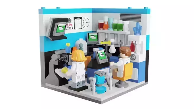 MocBricks3D - The-Future-Dreams-House - Scientist