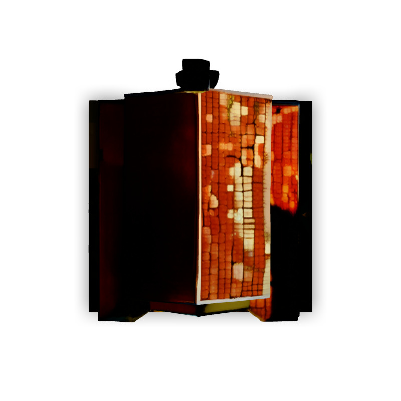 Low Poly Isometric Farm Scene Low-poly 3D model_7