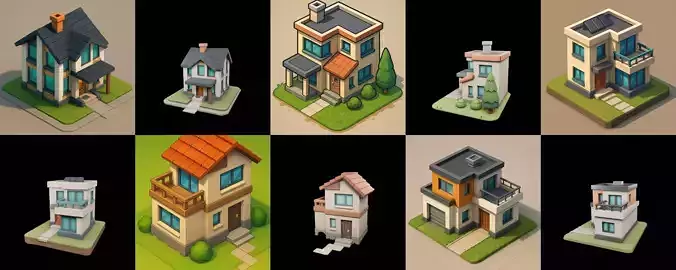 Home Sweet Home bundle 9 pack 100 glb