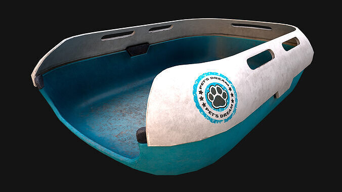 Toilet Pet Litter Box Filler zoo Furniture Low-poly 3D model