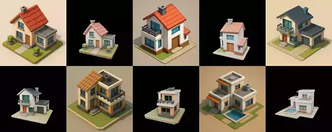 Home Sweet Home bundle 4 pack 100 glb