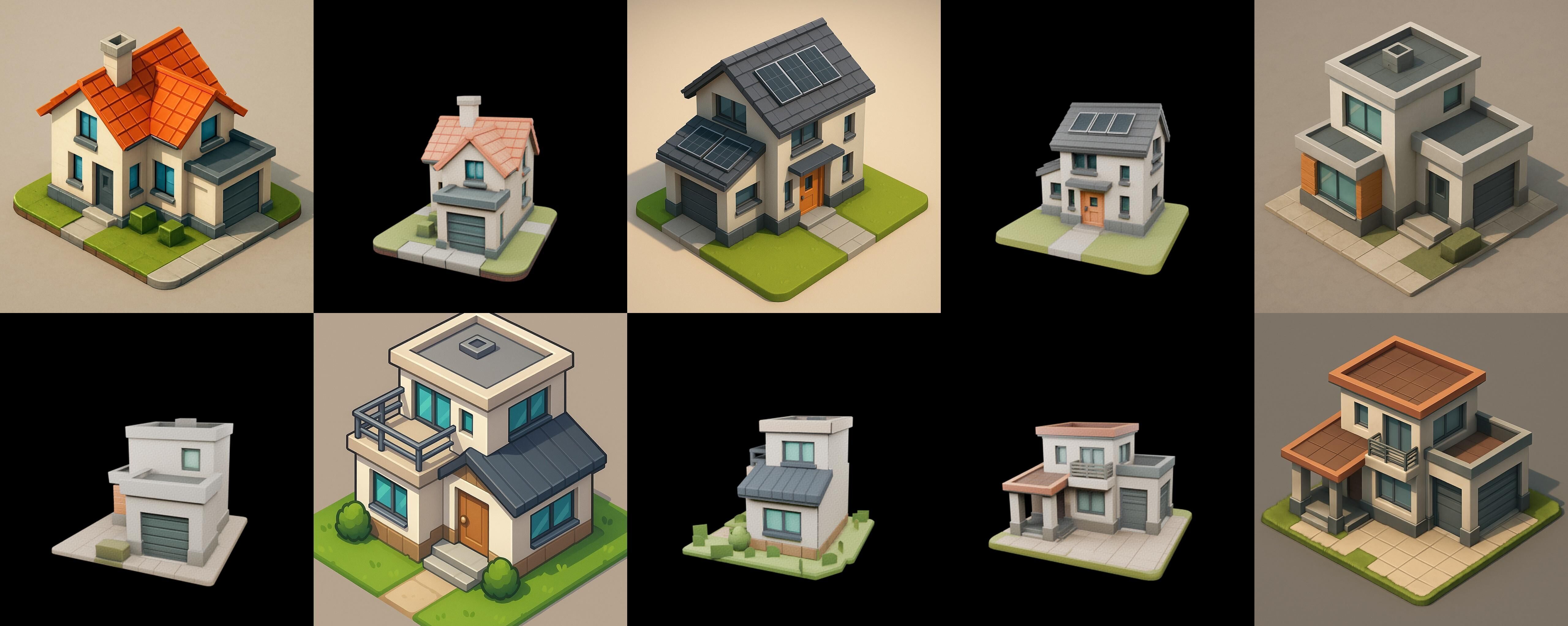 Home Sweet Home bundle 22 pack 40 glb 3D model_7