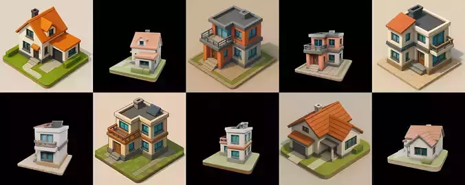 Home Sweet Home bundle 21 pack 100 glb